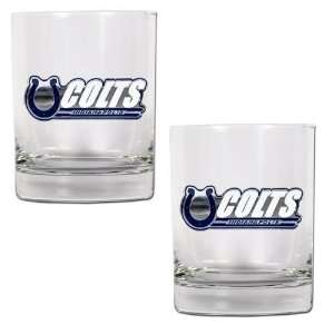  Indianapolis Colts 2pc Rocks Glass Set