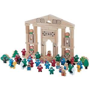 Maxim 120 Pc Castle Blocks with Figures  Toys & Games  