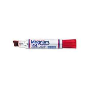  Magnum Oversized Permanent Marker, Chisel Tip, Red