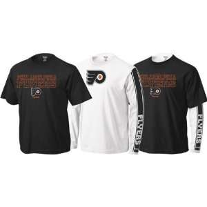 Philadelphia Flyers Youth Gameday Short/Long Sleeve T Shirt Combo Pack