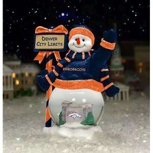  Denver Broncos NFL City Limits Snowman