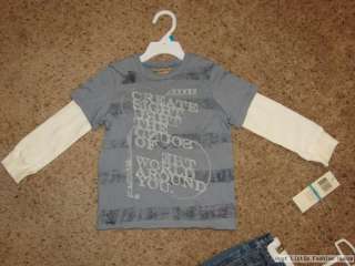 Original Guess Baby Set Langarm Shirt Jeans 92   NEU  