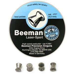 Beeman Laser Sport .177 Cal, 4.5mm, 8.09 Grains, Wadcutter, 200ct 