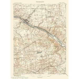  USGS TOPO MAP AMSTERDAM NEW YORK (NY) 1895