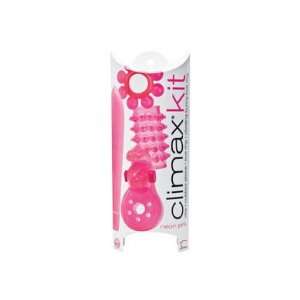 Bundle Climax Kit Neon Pink and 2 pack of Pink Silicone Lubricant 3.3 
