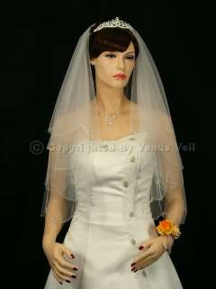 This auction is for the Veil only. Tiara, Necklace and other 