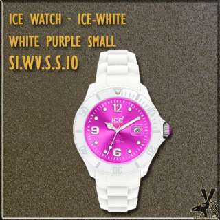 SI.WV.S.S.10 Ice Watch   Ice White / White Purple Small  