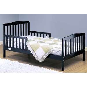    Orbelle 401BK Contemporary Solid Wood Toddler Bed (Black) Baby