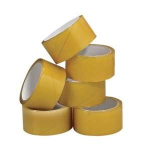  Natural Rubber Adhesive Tape   Clear   Lot of 24 Office 
