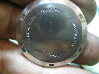 LARGE 1969 WALTHAM SUPER DIVE WATCH IN KILLER CONDITION  