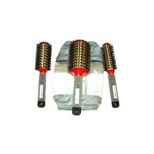   Round Boar Brush Stylist Kit by CHI for Unisex   3 Pc Kit Hair Brush