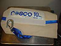 New Rosco 10 Lb. Sandbag Sand Bag Counterweight w/ Hook  