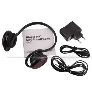 E68 Bluetooth Wireless stereo Headset With  Player  