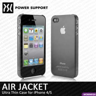  Jacket Ultra Thin Scratch Repair Hard Case iPhone 4 4S   Smoke  