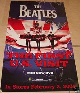 THE BEATLES * First U.S. Visit Poster * Promo *  