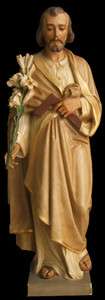 Vintage Traditional Daprato Saint Joseph the Carpenter Statue  