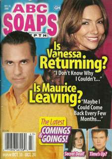   , Vanessa Marcil, Jacob Young, October 24, 2006 ABC Soaps in Depth