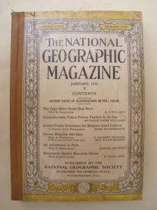 THE NATIONAL GEOGRAPHIC MAGAZINE JAN 1933 MAY 1937  