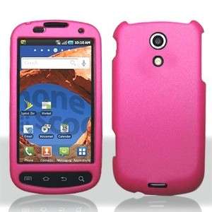 For Sprint Samsung Epic 4G Galaxy S Rubberized Hot Pink Hard Case 