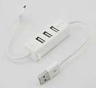   Port USB 2.0 Hub Splitter Charger Cable for iPhone 4G/ iPad/ iPod