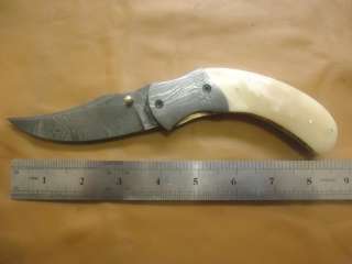 Damascus Hand made Custom made Folding Knife Top Quality Design  