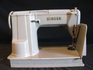 Vintage Singer 301A Longbed Sewing Machine with Case and Accessories 