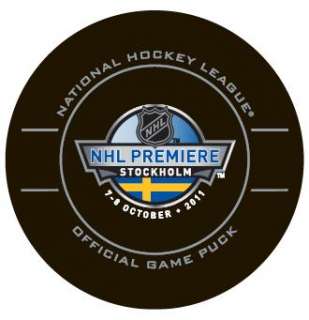   NHL Premiere Sherwood Official Game Puck   Ducks/Kings v. Rangers