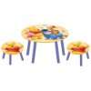 Kindertisch mit 4 Stühlen Sitzgruppe aus Holz * Winnie Pooh *  