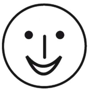 Elbi Lehrerstempel mini, vier Smileys  Stempelset, Gesichtsstempel