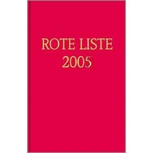 Rote Liste 2005  Rote Liste® Service GmbH Bücher