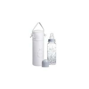 Baby Dior Large Silber Glasflasche  Baby