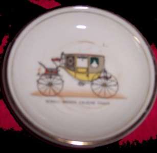 Hyalyn Bowl Porcelain Arched Caleche Coach Vintage  