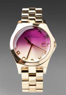 MARC BY MARC JACOBS Henry Color Crystal Watch in Gold at Revolve 