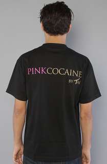 Two In The Shirt) The Pink Cocaine 1 Tee in Black 