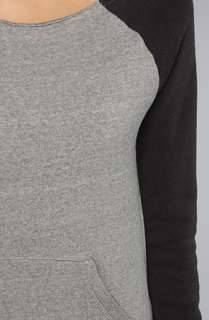 Alternative Apparel The Maniac Colorblock Pullover in Black 