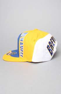 American Needle Hats The Milwaukee Brewers Sidewinder Snapback Hat in 