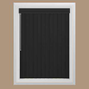 Bali Today 3 1/2 in. x 84 in. Black Maui PVC Louvers (9 Pack) 68 3175 