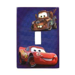 Amerelle Disney Cars 1 Gang Toggle Switch Wall Plate D2201TCC at The 
