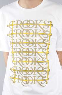 Crooks and Castles The Ladders Tee in White  Karmaloop   Global 