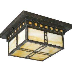 Progress Lighting Arts and Crafts Collection Weathered Bronze 2 light 