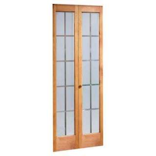 737 Series 30 in. x 80 1/2 in. Unfinished Colonial Glass Universal 