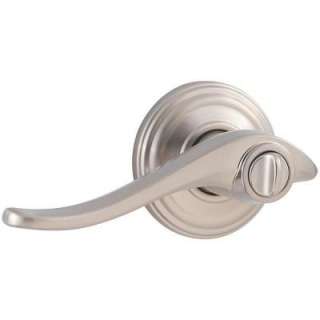 Kwikset Avalon Satin Nickel Bed/Bath Lever 730AVL 15 RCAL RCS at The 