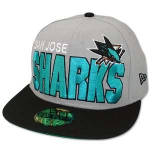 New Era San Jose Sharks Big Bold 59FIFTY Fitted NHL Cap  