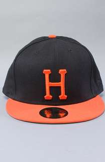 HUF The Classic H New Era Cap in Black Orange  Karmaloop   Global 