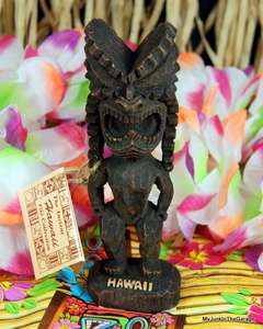 Hawaiian God KU Tiki Statue  