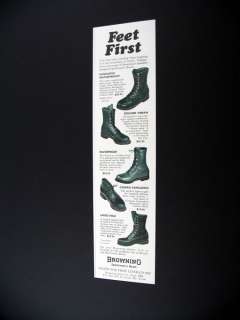 Browning Sportsmans Boots 1967 print Ad  