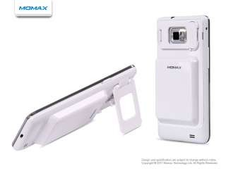 MOMAX EXPOWER Battery + Back Cover   Samsung Galaxy SII i9100 (White 
