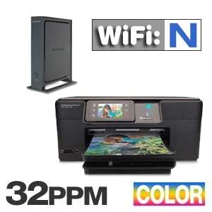 Netgear WNR2000 Wireless N Router & HP C309G CD055A Photosmart Premium 
