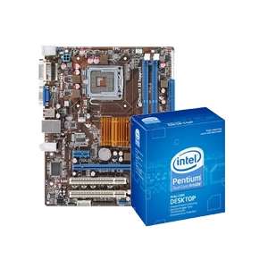 Asus P5G41 M LE/CSM Motherboard & Intel Pentium Dual Core E6500 