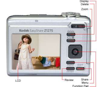 Kodak EASYSHARE Z1275 Zoom Digital Camera   12.1 Megapixels, 5x 
